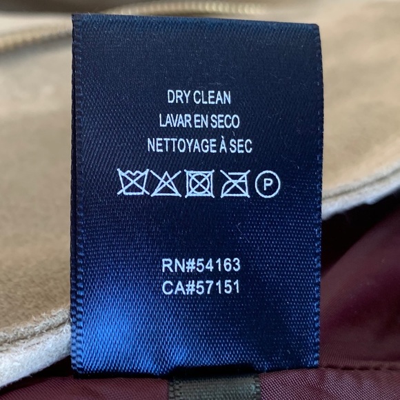 Tommy Hilfiger Light Suede and Gold Moto Jacket - Picture 10 of 12